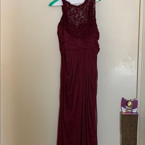 David’s bridal F15749 wine